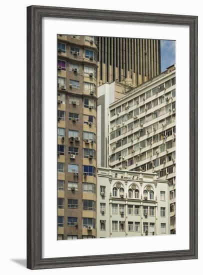 Architecture in Central Rio De Janeiro, Brazil, South America-Ben Pipe-Framed Photographic Print