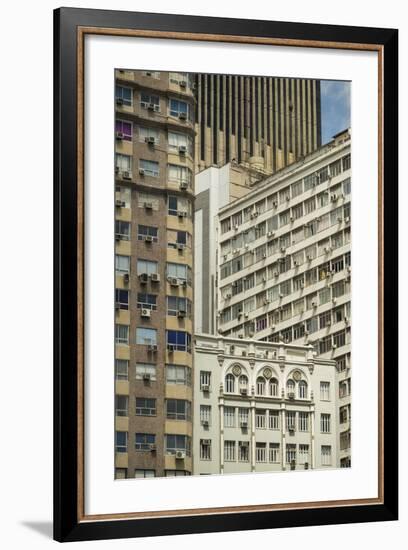 Architecture in Central Rio De Janeiro, Brazil, South America-Ben Pipe-Framed Photographic Print