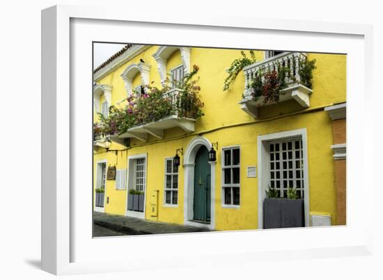 Architecture in the San Diego Part of Old City, Cartagena, Colombia-Jerry Ginsberg-Framed Photographic Print