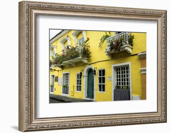 Architecture in the San Diego Part of Old City, Cartagena, Colombia-Jerry Ginsberg-Framed Photographic Print