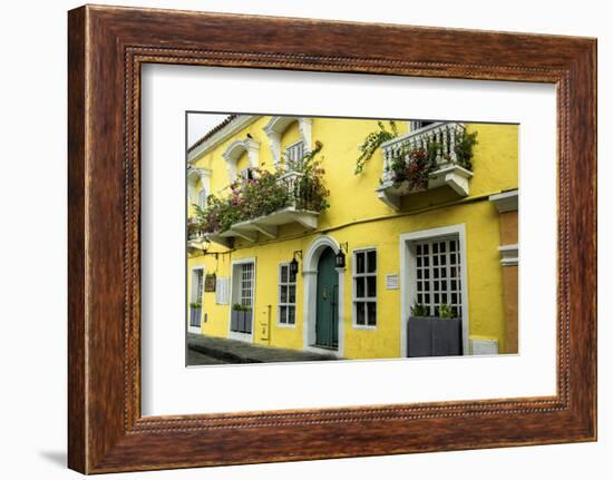 Architecture in the San Diego Part of Old City, Cartagena, Colombia-Jerry Ginsberg-Framed Photographic Print