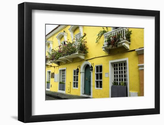 Architecture in the San Diego Part of Old City, Cartagena, Colombia-Jerry Ginsberg-Framed Photographic Print