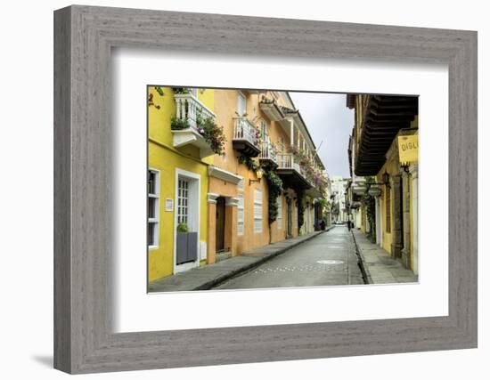 Architecture in the San Diego Section, Cartagena, Colombia-Jerry Ginsberg-Framed Photographic Print