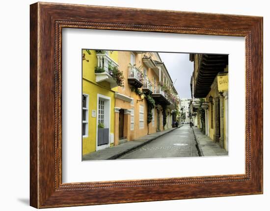 Architecture in the San Diego Section, Cartagena, Colombia-Jerry Ginsberg-Framed Photographic Print