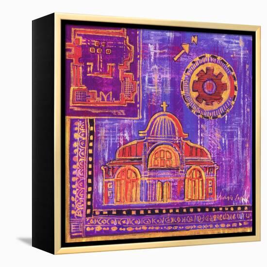 Architecture 'Insert'-Sabira Manek-Framed Premier Image Canvas