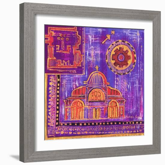 Architecture 'Insert'-Sabira Manek-Framed Giclee Print