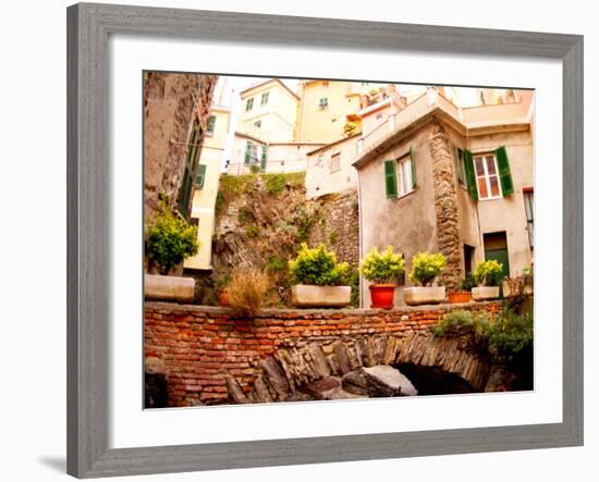 Architecture of Manarola, Cinque Terre, Italy-Bill Bachmann-Framed Photographic Print