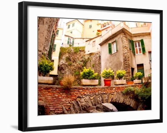 Architecture of Manarola, Cinque Terre, Italy-Bill Bachmann-Framed Photographic Print