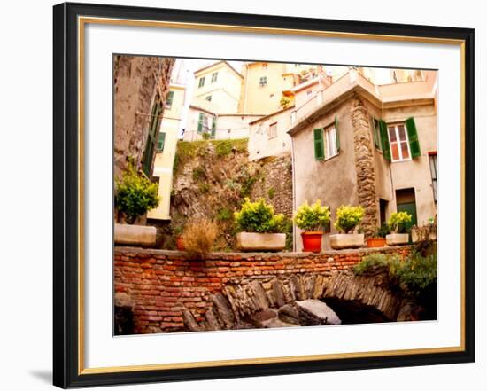 Architecture of Manarola, Cinque Terre, Italy-Bill Bachmann-Framed Photographic Print