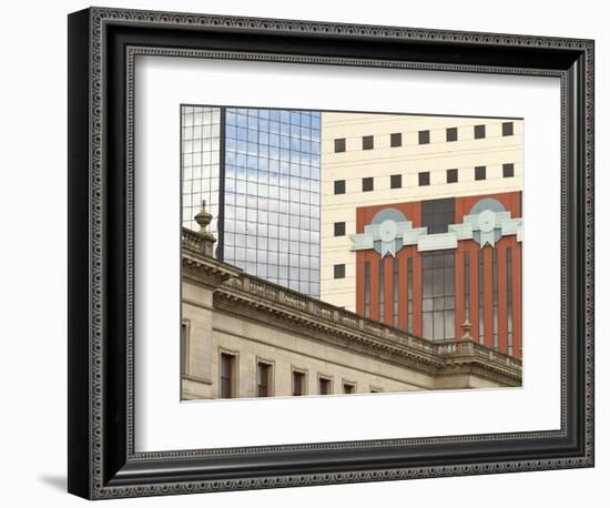 Architecture of Portland, Oregon, USA-William Sutton-Framed Photographic Print