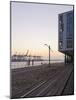 Architecture, Office Buildings, NeumŸhlen, Evening Mood, Hanseatic City of Hamburg, Germany-Axel Schmies-Mounted Photographic Print