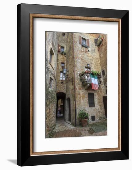 Architecture. Pienza. UNESCO World Heritage Site. Italy-Tom Norring-Framed Photographic Print