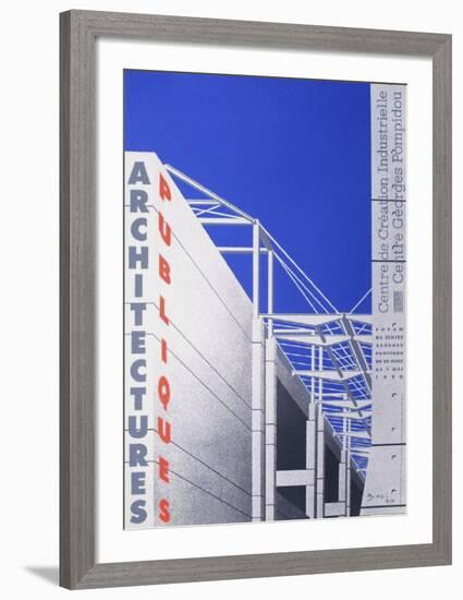 Architecture PubIIque-Alberto Bali-Framed Serigraph