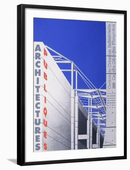 Architecture PubIIque-Alberto Bali-Framed Serigraph