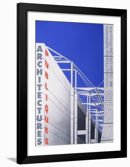 Architecture PubIIque-Alberto Bali-Framed Serigraph