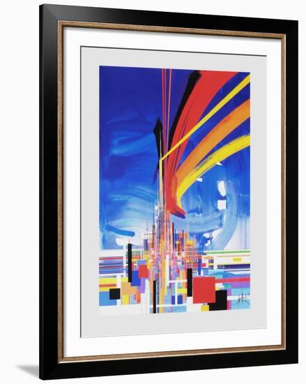 Architecture-Raymond Moretti-Framed Serigraph