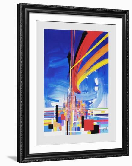 Architecture-Raymond Moretti-Framed Serigraph