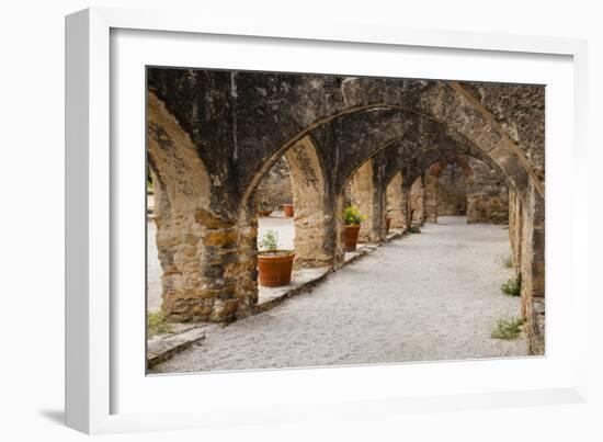 Archway at Mission San Jose-Larry Ditto-Framed Photographic Print