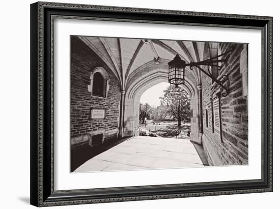 Archway, Blair Hall, Princeton University, NJ-George Oze-Framed Photographic Print