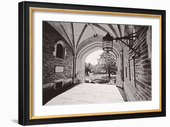 Archway, Blair Hall, Princeton University, NJ-George Oze-Framed Photographic Print