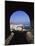 Archway from Town Castle, Mykonos, Greece-Walter Bibikow-Mounted Photographic Print