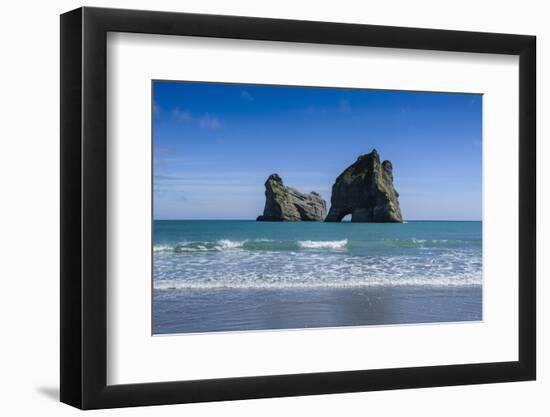 Archway Islands, Wharariki Beach, South Island, New Zealand, Pacific-Michael Runkel-Framed Photographic Print