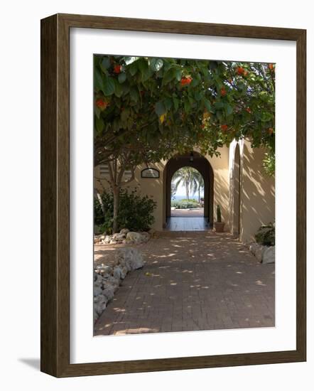 Archway to Pool at Tierra del Sol Golf Club and Spa, Aruba, Caribbean-Lisa S^ Engelbrecht-Framed Photographic Print