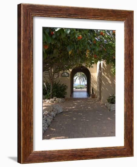 Archway to Pool at Tierra del Sol Golf Club and Spa, Aruba, Caribbean-Lisa S^ Engelbrecht-Framed Photographic Print