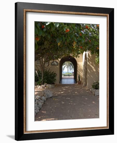 Archway to Pool at Tierra del Sol Golf Club and Spa, Aruba, Caribbean-Lisa S^ Engelbrecht-Framed Photographic Print