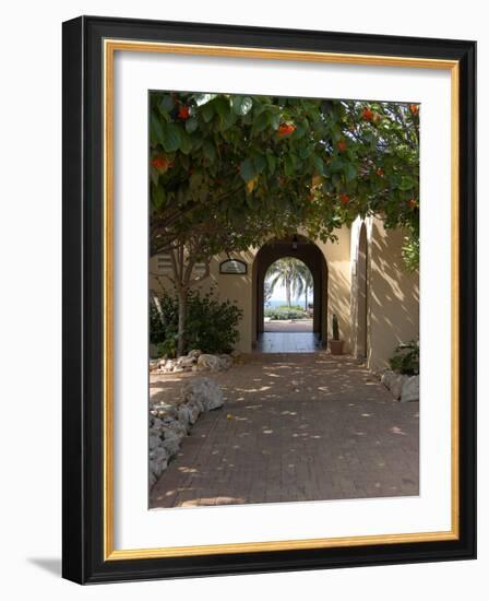 Archway to Pool at Tierra del Sol Golf Club and Spa, Aruba, Caribbean-Lisa S^ Engelbrecht-Framed Photographic Print