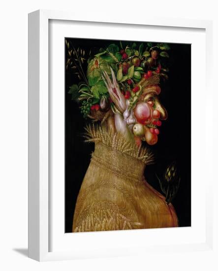 Arcimboldo: Summer, 1563-Giuseppe Arcimboldo-Framed Giclee Print