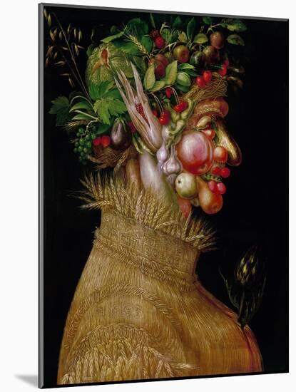Arcimboldo: Summer, 1563-Giuseppe Arcimboldo-Mounted Giclee Print