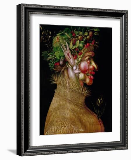 Arcimboldo: Summer, 1563-Giuseppe Arcimboldo-Framed Giclee Print