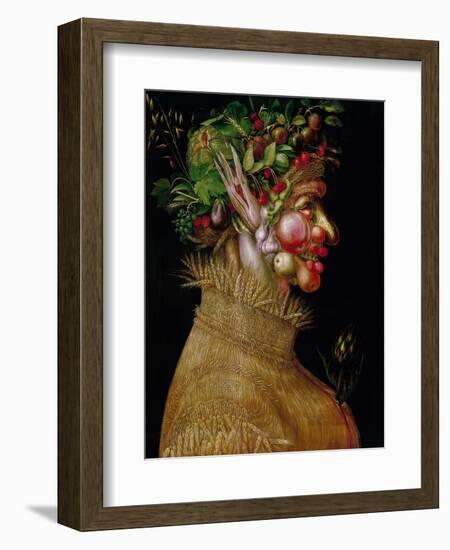 Arcimboldo: Summer, 1563-Giuseppe Arcimboldo-Framed Giclee Print