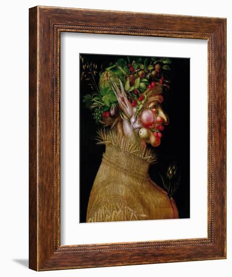 Arcimboldo: Summer, 1563-Giuseppe Arcimboldo-Framed Giclee Print