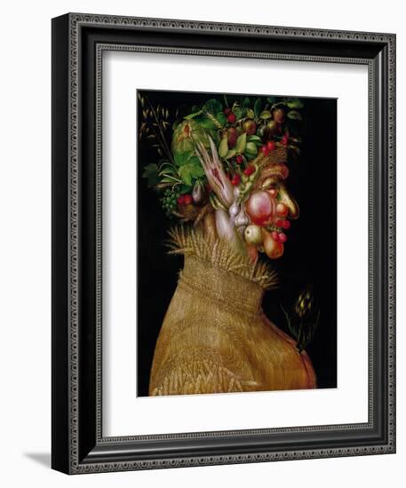 Arcimboldo: Summer, 1563-Giuseppe Arcimboldo-Framed Giclee Print