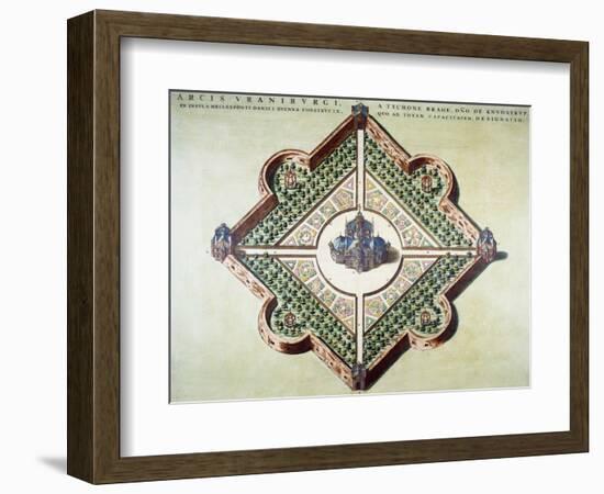 Arcis Uraniburgi-Joan Blaeu-Framed Giclee Print