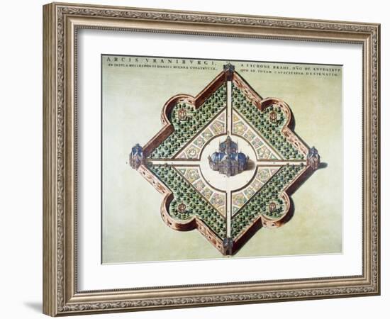 Arcis Uraniburgi-Joan Blaeu-Framed Giclee Print