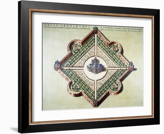 Arcis Uraniburgi-Joan Blaeu-Framed Giclee Print