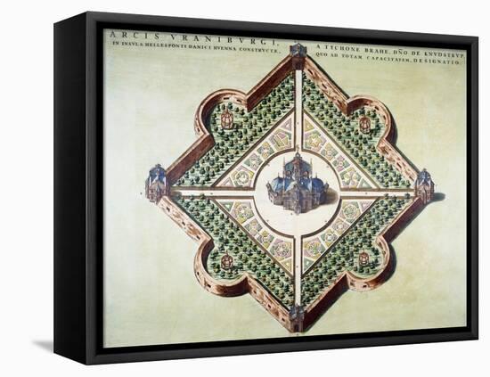 Arcis Uraniburgi-Joan Blaeu-Framed Premier Image Canvas