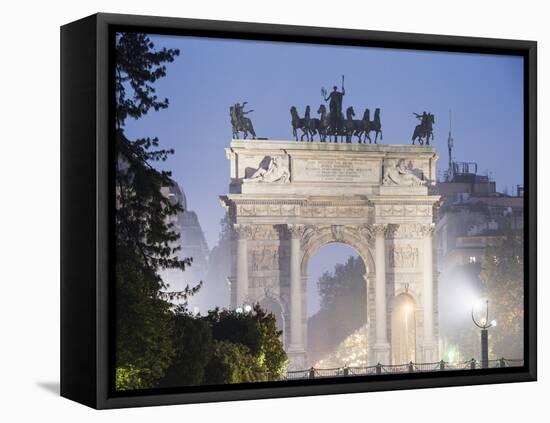 Arco Della Pace, Milan, Lombardy, Italy, Europe-Christian Kober-Framed Premier Image Canvas