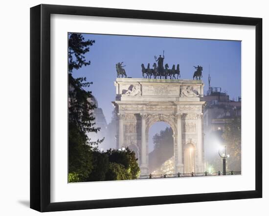 Arco Della Pace, Milan, Lombardy, Italy, Europe-Christian Kober-Framed Photographic Print