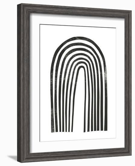 Arcobaleno Nero I-Emma Scarvey-Framed Art Print