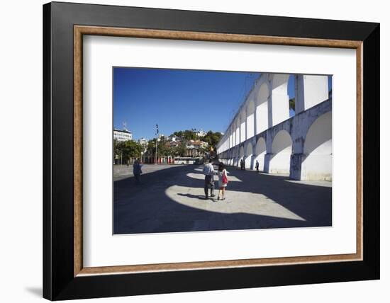 Arcos da Lapa (Carioca Aqueduct), Lapa, Rio de Janeiro, Brazil, South America-Ian Trower-Framed Photographic Print