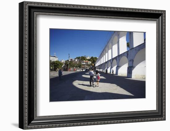 Arcos da Lapa (Carioca Aqueduct), Lapa, Rio de Janeiro, Brazil, South America-Ian Trower-Framed Photographic Print