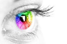 Colorful Eye-Arcoss-Photographic Print