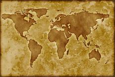 Old World Map-Arcoss-Art Print