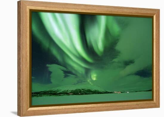 Arctic Circle, Lapland, Scandinavia, Sweden, Abisko National Park-Christian Kober-Framed Premier Image Canvas