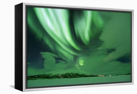 Arctic Circle, Lapland, Scandinavia, Sweden, Abisko National Park-Christian Kober-Framed Premier Image Canvas