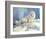 Arctic Fox at Twilight-Joni Johnson-Godsy-Framed Giclee Print